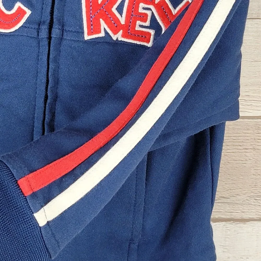 Vintage Disney Toddler Jacket 2T Mickey Mouse Track Style Embroidered Blue